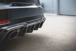 Heck Ansatz Diffusor V.2 für Audi RS3 8V Sportback Facelift schwarz Hochglanz