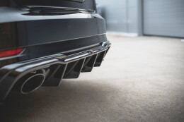 Heck Ansatz Diffusor V.2 für Audi RS3 8V Sportback FL schwarz Hochglanz