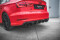 Heck Ansatz Diffusor für Audi S3 Sedan 8V schwarz Hochglanz