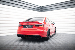 Heck Ansatz Flaps Diffusor passend für Audi S3...