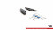 Heck Ansatz Flaps Diffusor für Seat Leon FR Hatchback Mk4 schwarz Hochglanz