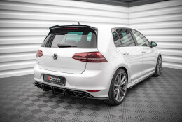Street Pro Heckschürze Heck Ansatz Diffusor passend für VW Golf R Mk7 rot