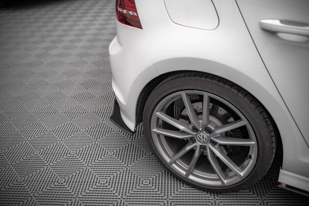 Street Pro Heck Ansatz Flaps Diffusor für VW Golf R Mk7 ROT