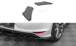Street Pro Heck Ansatz Flaps Diffusor passend für VW Golf R Mk7 rot