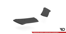 Street Pro Heck Ansatz Flaps Diffusor passend für VW Golf R Mk7 rot