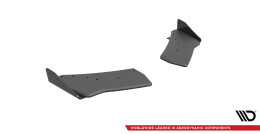Street Pro Heck Ansatz Flaps Diffusor passend für VW Golf R Mk7 rot+ Hochglanz Flaps