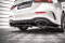 Mittlerer Cup Diffusor Heck Ansatz DTM Look V.2 für Mercedes A 35 AMG Sedan V177 schwarz Hochglanz