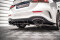 Mittlerer Cup Diffusor Heck Ansatz V.2 passend für Mercedes A 35 AMG Limousine V177 schwarz Hochglanz