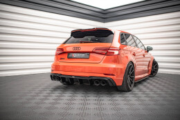 Heck Ansatz Diffusor V.2 passend für Audi RS3...