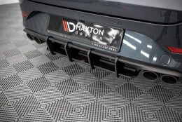 Street Pro Heckschürze Heck Ansatz Diffusor passend für Cupra Leon ST rot