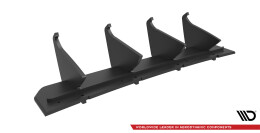 Street Pro Heckschürze Heck Ansatz Diffusor passend für Cupra Leon ST rot