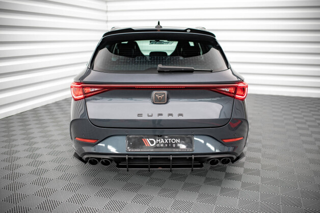 Street Pro Heck Ansatz Flaps Diffusor passend für Cupra Leon ST rot