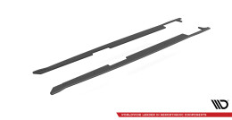 Street Pro Seitenschweller Ansatz Cup Leisten passend für Toyota Supra Mk5 SCHWARZ