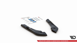 Heck Ansatz Flaps Diffusor V.3 passend für Toyota Supra Mk5 schwarz Hochglanz
