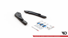 Heck Ansatz Flaps Diffusor V.3 passend für Toyota Supra Mk5 schwarz Hochglanz