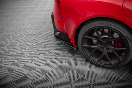 Street+ Heck Ansatz Flaps V.3 passend für Toyota Supra Mk5 schwarz Hochglanz