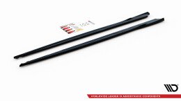 Seitenschweller Ansatz Cup Leisten V.3 für Toyota Supra Mk5 schwarz Hochglanz
