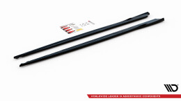 Seitenschweller Ansatz Cup Leisten V.3 passend für Toyota Supra Mk5 schwarz Hochglanz