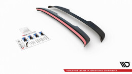 Heck Spoiler Aufsatz Abrisskante passend für VW Tiguan R / R-Line Mk2 Facelift schwarz Hochglanz