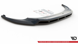 Cup Spoilerlippe Front Ansatz V.1 passend für VW Tiguan R / R-Line Mk2 Facelift schwarz Hochglanz