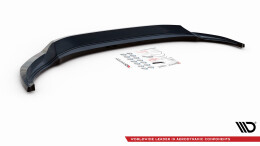 Cup Spoilerlippe Front Ansatz V.1 passend für VW Tiguan R / R-Line Mk2 Facelift schwarz Hochglanz