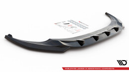 Cup Spoilerlippe Front Ansatz V.3 passend für VW Tiguan R / R-Line Mk2 Facelift schwarz Hochglanz