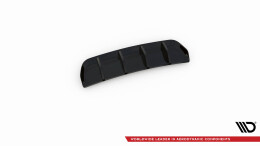 Heck Ansatz Diffusor passend für VW Tiguan R Mk2 Facelift schwarz Hochglanz