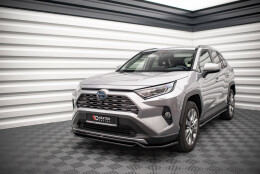 Cup Spoilerlippe Front Ansatz passend für Toyota RAV4 Mk5 schwarz Hochglanz
