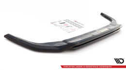 Cup Spoilerlippe Front Ansatz passend für Toyota RAV4 Mk5 schwarz Hochglanz