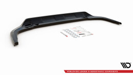 Cup Spoilerlippe Front Ansatz passend für Toyota RAV4 Mk5 schwarz Hochglanz