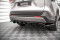Mittlerer Cup Diffusor Heck Ansatz DTM Look für Toyota RAV4 Mk5 schwarz Hochglanz