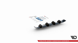 Street+ Heck Ansatz Diffusor passend für BMW M235i Gran Coupe F44 schwarz Hochglanz