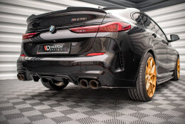 Street+ Heck Ansatz Flaps passend für BMW M235i Gran Coupe F44 schwarz Hochglanz