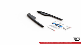 Street+ Heck Ansatz Flaps passend für BMW M235i Gran Coupe F44 schwarz Hochglanz