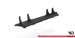 Street Pro Heckschürze Heck Ansatz Diffusor passend für BMW M235i Gran Coupe F44 schwarz-rot