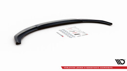 Cup Spoilerlippe Front Ansatz V.1 passend für BMW 1er F20 schwarz Hochglanz