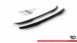 Heck Spoiler Aufsatz Abrisskante passend für Honda Civic Tourer Mk9 schwarz Hochglanz