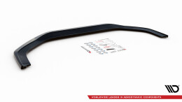 Cup Spoilerlippe Front Ansatz V.1 passend für Honda Civic Mk9 schwarz Hochglanz