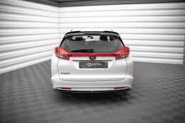Heckansatz Honda Civic Tourer Mk9 schwarz Hochglanz
