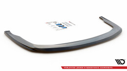 Mittlerer Cup Diffusor Heck Ansatz passend für Honda Civic Tourer Mk9 schwarz Hochglanz