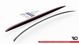 Verlängerung Motorhaube passend für Ford Fiesta Standard/ ST-Line/ ST schwarz Hochglanz