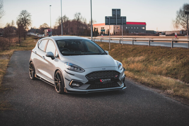 Cup Spoilerlippe Front Ansatz + Flaps V.4 für Ford Fiesta ST / ST-Line