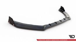 Street+ Spoilerlippe Front Ansatz V.4 + Flaps passend für Ford Fiesta ST / ST-Line