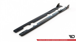 Seitenschweller Ansatz Cup Leisten V.2 passend für + Flaps passend für Ford Fiesta ST / ST-Line