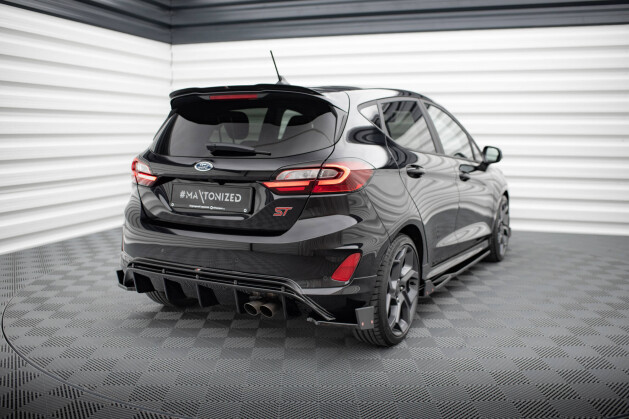Heck Ansatz Flaps Diffusor für V.4 + Flaps Ford Fiesta ST Mk8