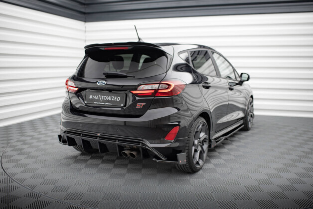 Heck Ansatz Flaps Diffusor passend für V.4 + Flaps Ford Fiesta ST Mk8
