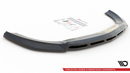 Cup Spoilerlippe Front Ansatz V.5 passend für Mercedes-Benz V-Klasse AMG-Line W447 schwarz Hochglanz