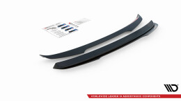 Heck Spoiler Aufsatz Abrisskante passend für Skoda Fabia Combi Mk3 schwarz Hochglanz