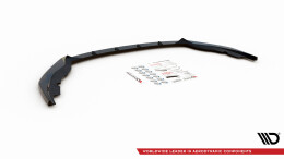 Cup Spoilerlippe Front Ansatz V.1 passend für Skoda Fabia Mk3 schwarz Hochglanz