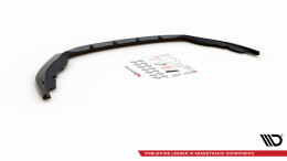 Cup Spoilerlippe Front Ansatz V.2 passend für Skoda Fabia Mk3 schwarz Hochglanz